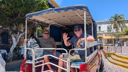 Saying goodby to Jim and Dewey