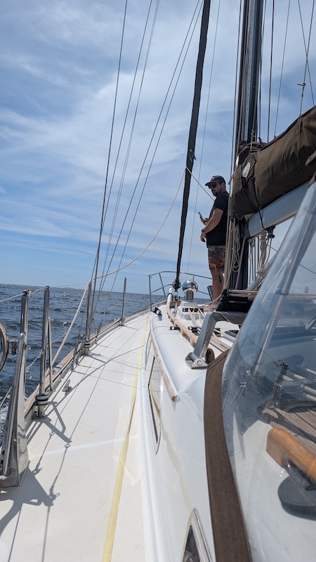 Moored up